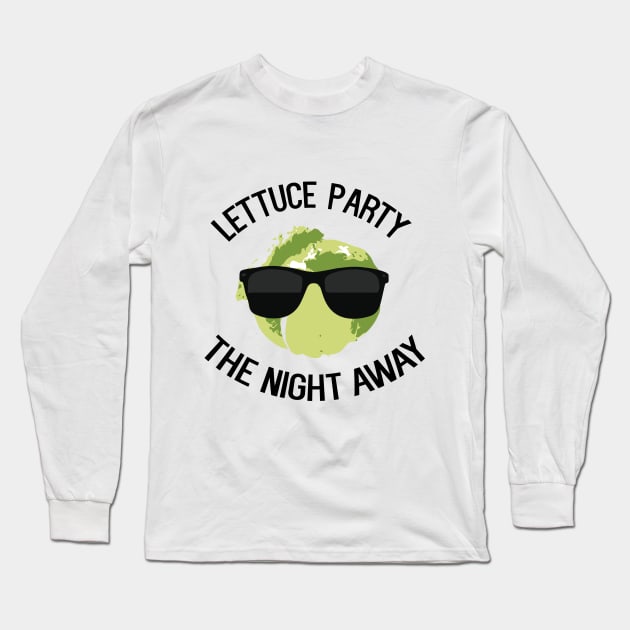 Lettuce Party Long Sleeve T-Shirt by imprintinginc